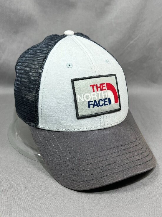 The North Face Other - North Face Mudder Snapback Hat Cap Gray Hiking Outdoor Trucker Mesh Patch Mens